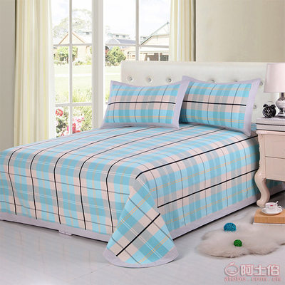 老粗布涼席三件套 舒適透氣的夏日睡眠伴侶